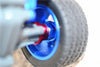 Tamiya T3-01 Dancing Rider Trike Aluminum Wheel Hex Adapter (+1mm) - 1Pr Set Blue