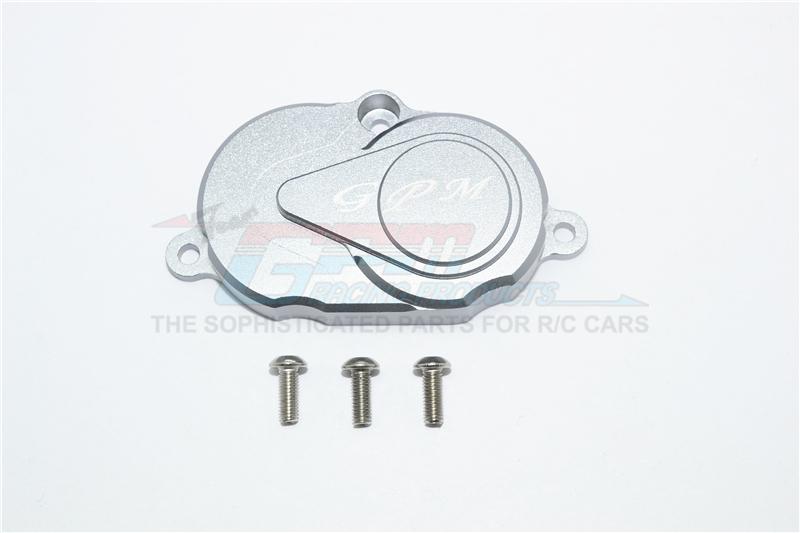 Tamiya T3-01 Dancing Rider Trike Aluminum Rear Gearbox Cover - 1Pc Set Gray Silver