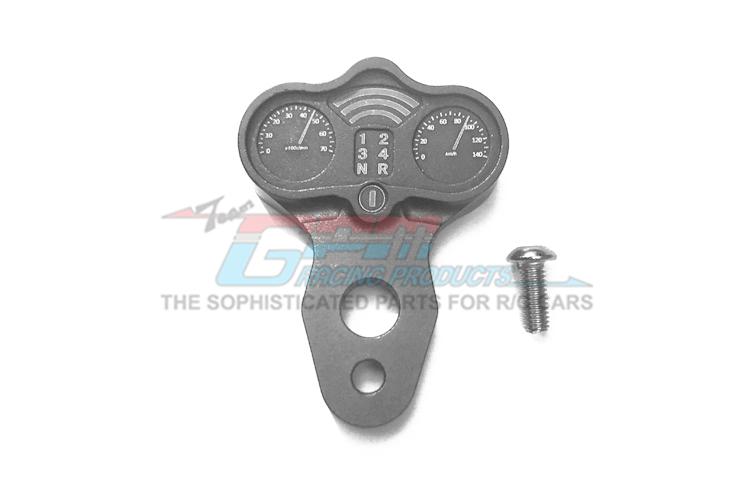 Tamiya T3-01 Dancing Rider Trike Aluminum Tree Cap Stabilizer With Speedo -2Pc Set Gray Silver