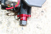 Tamiya T3-01 Dancing Rider Trike Aluminum Rear Axle Adapters - 1Pr Set Red