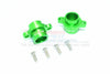 Tamiya T3-01 Dancing Rider Trike Aluminum Rear Axle Adapters - 1Pr Set Green