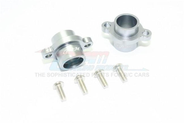 Tamiya T3-01 Dancing Rider Trike Aluminum Rear Axle Adapters - 1Pr Set Silver