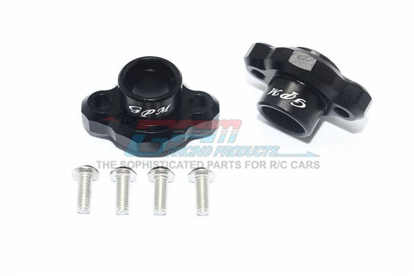 Tamiya T3-01 Dancing Rider Trike Aluminum Rear Axle Adapters ( Enclosed Design) - 1Pr Set Black