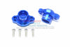 Tamiya T3-01 Dancing Rider Trike Aluminum Rear Axle Adapters ( Enclosed Design) - 1Pr Set Blue