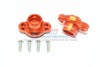 Tamiya T3-01 Dancing Rider Trike Aluminum Rear Axle Adapters ( Enclosed Design) - 1Pr Set Orange