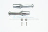 Tamiya T3-01 Dancing Rider Trike Aluminum Rear Wheel Shaft - 1Pr Set Gray Silver