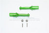 Tamiya T3-01 Dancing Rider Trike Aluminum Rear Wheel Shaft - 1Pr Set Green