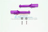 Tamiya T3-01 Dancing Rider Trike Aluminum Rear Wheel Shaft - 1Pr Set Purple