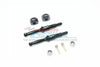 Tamiya T3-01 Dancing Rider Trike Aluminum Rear Wheel Shaft With Hex Adapter (7mm) - 8Pc Set Black