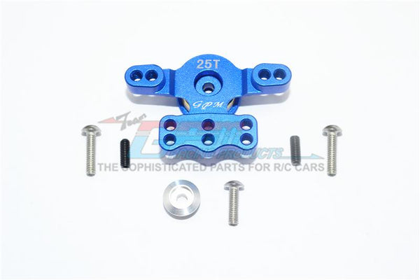 Tamiya T3-01 Dancing Rider Trike Aluminum Servo Saver - 1 Set Blue