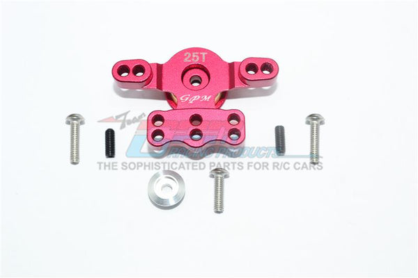 Tamiya T3-01 Dancing Rider Trike Aluminum Servo Saver - 1 Set Red