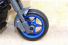 Tamiya T3-01 Dancing Rider Trike Aluminum Front Wheel (5 Poles Design) - 1Pc Set Red