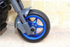 Tamiya T3-01 Dancing Rider Trike Aluminum Front Wheel (5 Poles Design) - 1Pc Set Black