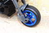 Tamiya T3-01 Dancing Rider Trike Aluminum Front Wheel (5 Poles Design) - 1Pc Set Red
