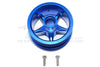 Tamiya T3-01 Dancing Rider Trike Aluminum Front Wheel (5 Poles Design) - 1Pc Set Blue