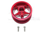 Tamiya T3-01 Dancing Rider Trike Aluminum Front Wheel (5 Poles Design) - 1Pc Set Red