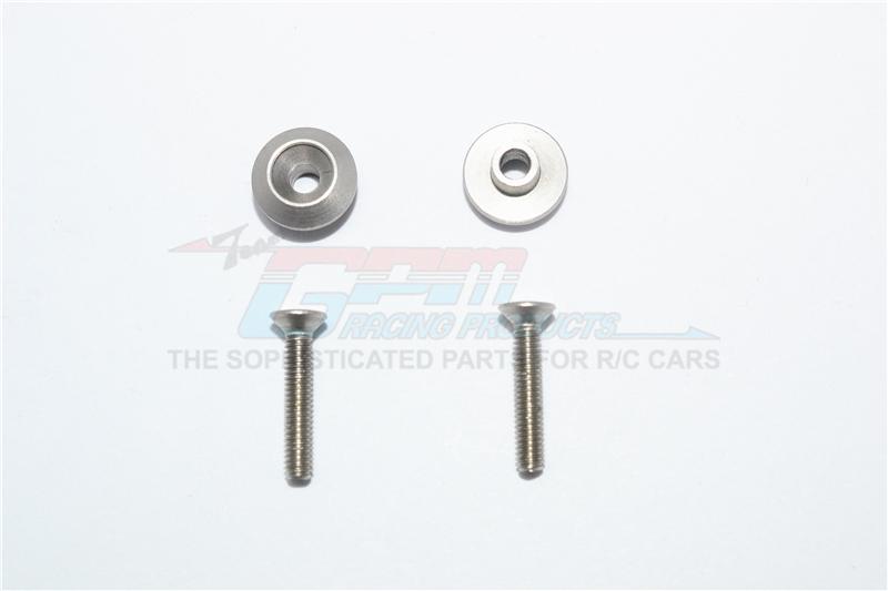 Tamiya T3-01 Dancing Rider Trike Rear Wheel Sst-Screw With Anti-Rattle Washer - 4Pc Set Original Color