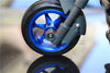 Tamiya T3-01 Dancing Rider Trike Aluminum Front Wheel (6 Poles Design) -1Pc Set Green