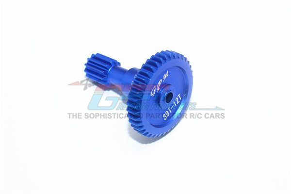 Tamiya T3-01 Dancing Rider Trike Aluminum Rear Main Gear (39T-12T) - 1Pc Blue