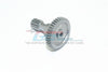 Tamiya T3-01 Dancing Rider Trike Aluminum Rear Main Gear (39T-12T) - 1Pc Gray Silver