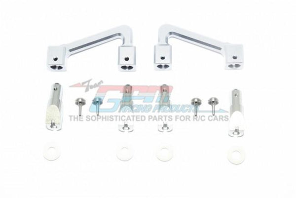 Tamiya T3-01 Dancing Rider Trike Aluminum Body Mount & Stabilizer - 14Pc Set Silver