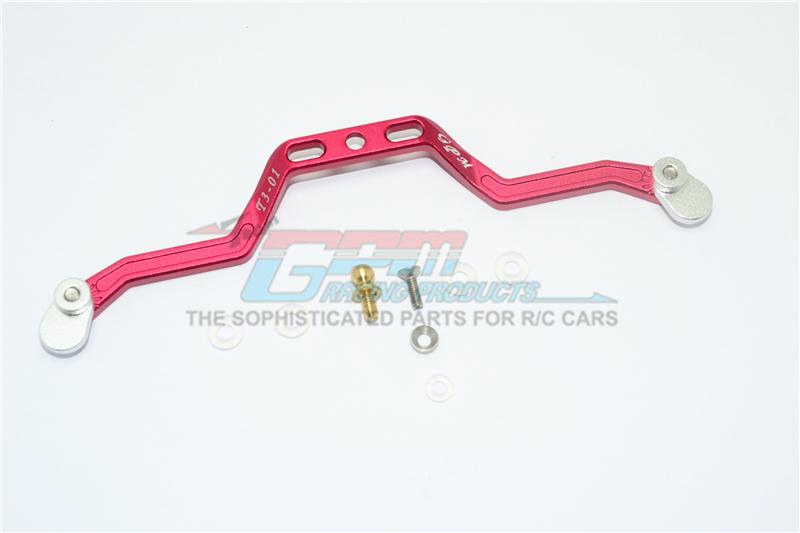 Tamiya T3-01 Dancing Rider Trike Aluminum Rear Sway Arm - 1 Set Red