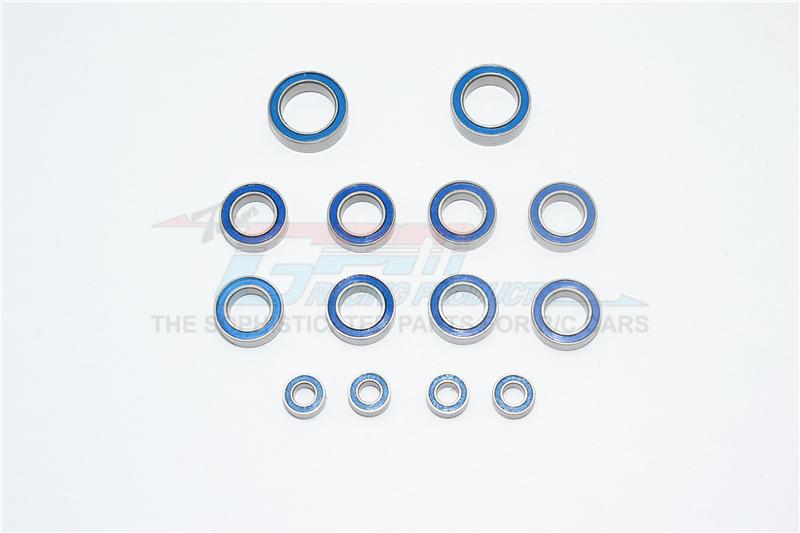 Tamiya T3-01 Dancing Rider Trike Bearings For Full Vehicle -14Pc Set Original Color