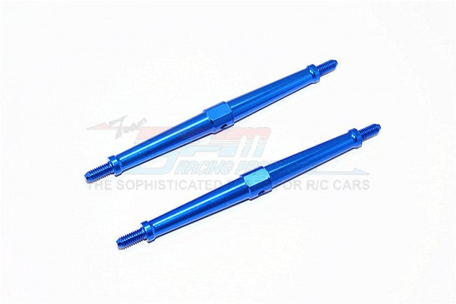Aluminum 4mm Clockwise And Anticlockwise Turnbuckles (Total Length 102mm - Both Side Thread 9.5mm) - 1Pr Blue