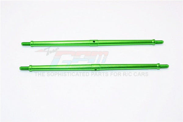 Aluminum 4mm Clockwise And Anticlockwise Turnbuckles (Total Length 147.5mm - Both Side Thread 10mm) - 1Pr Green