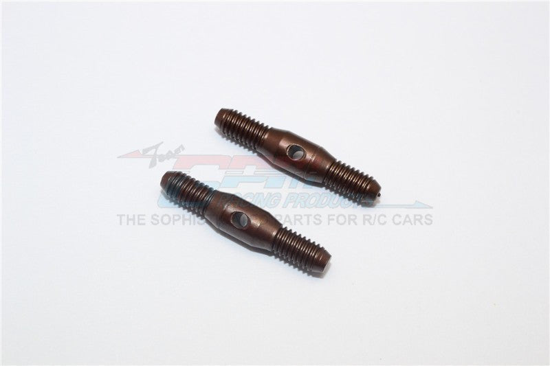 Spring Steel 4mm Clockwise And Anticlockwise Turnbuckles (Total Length 25mm. Both Side Thread 7.5mm. Body 10mm) - 1Pr 