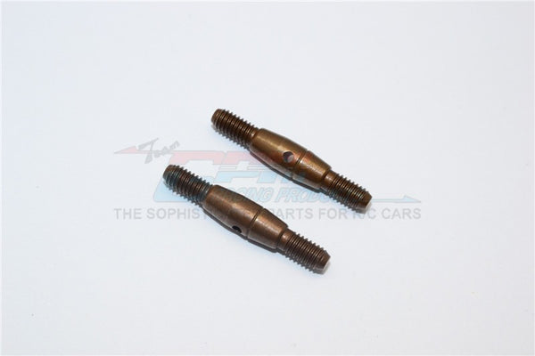 Spring Steel 4mm Clockwise And Anticlockwise Turnbuckles (Total Length 30mm - Both Side Thread 8mm, Body 14mm) - 1Pr 