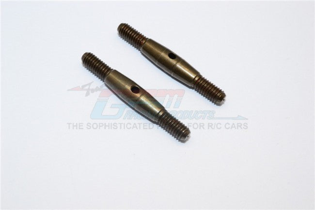 Spring Steel 4mm Clockwise And Anticlockwise Turnbuckles (Total Length 35mm - Both Side Thread 9mm, Body 17mm) - 1Pr 