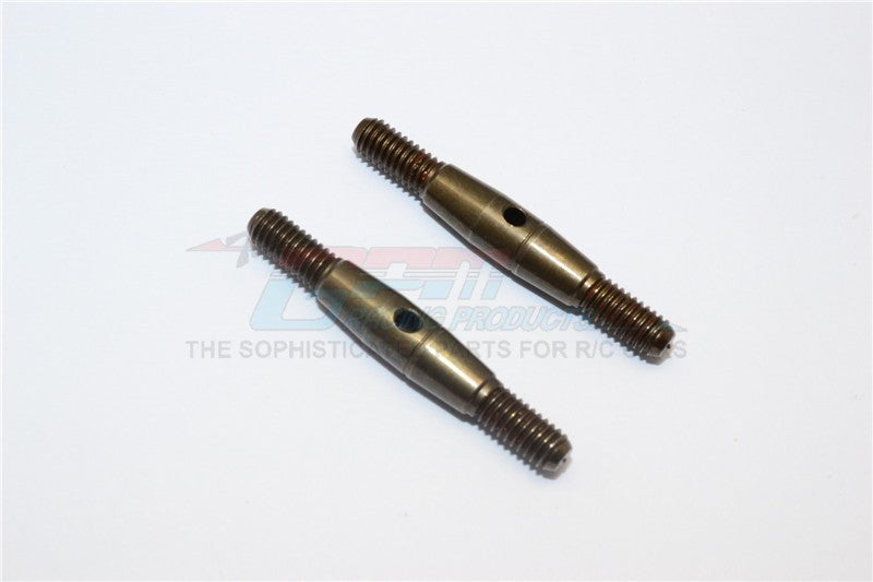Spring Steel 4mm Clockwise And Anticlockwise Turnbuckles (Total Length 40mm - Both Side Thread 9mm, Body 22mm) - 1Pr 