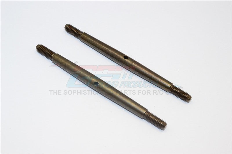 Spring Steel 4mm Clockwise And Anticlockwise Turnbuckles (Total Length 75mm - Both Side Thread 9.5mm, Body 56mm) - 1Pr 