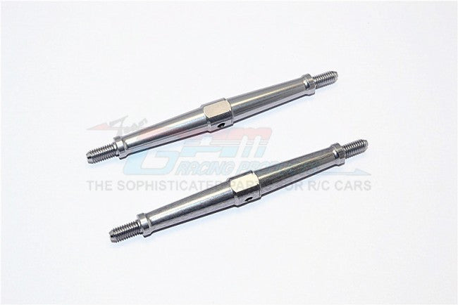 Aluminum 4mm Clockwise And Anticlockwise Turnbuckles (Total Length 86.5mm - Both Side Thread 9.5mm) - 1Pr 