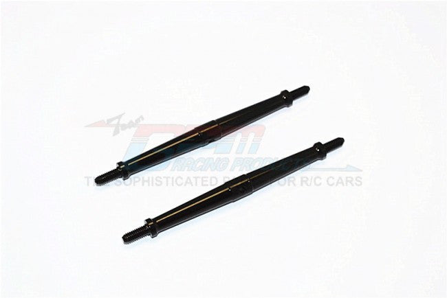 Aluminum 4mm Clockwise And Anticlockwise Turnbuckles (Total Length 96mm - Both Side Thread 10mm) - 1Pr Black