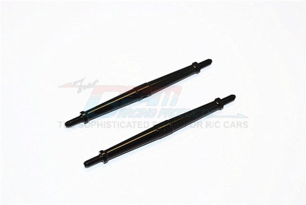 Aluminum 4mm Clockwise And Anticlockwise Turnbuckles (Total Length 96mm - Both Side Thread 10mm) - 1Pr Black