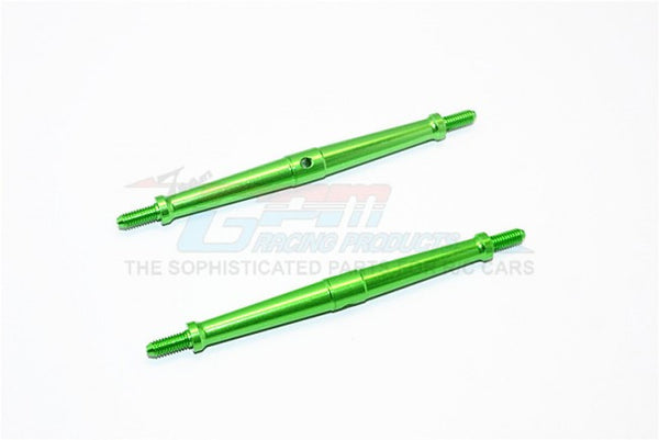 Aluminum 4mm Clockwise And Anticlockwise Turnbuckles (Total Length 96mm - Both Side Thread 10mm) - 1Pr Green