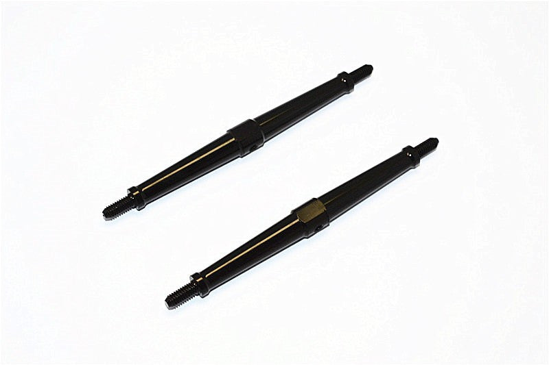 Aluminum 4mm Clockwise And Anticlockwise Turnbuckles (Total Length 97.5mm - Both Side Thread 9.5mm) - 1Pr Black
