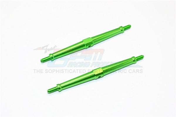 Aluminum 4mm Clockwise And Anticlockwise Turnbuckles (Total Length 97.5mm - Both Side Thread 9.5mm) - 1Pr Green