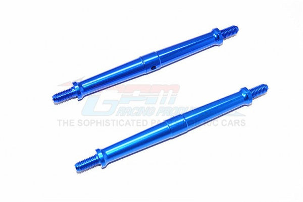 Aluminum 5mm Clockwise And Anticlockwise Turnbuckles (Total Length 101mm - Both Side Thread 11mm) - 1Pr Blue