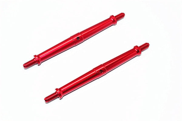 Aluminum 5mm Clockwise And Anticlockwise Turnbuckles (Total Length 101mm - Both Side Thread 11mm) - 1Pr Red