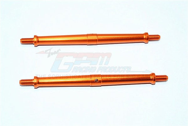 Aluminum 5mm Clockwise And Anticlockwise Turnbuckles (Total Length 117mm - Both Side Thread 11mm) - 1Pr Orange