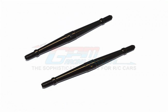 Aluminum 5mm Clockwise And Anticlockwise Turnbuckles (Total Length 87mm - Both Side Thread 10mm) - 1Pr Black