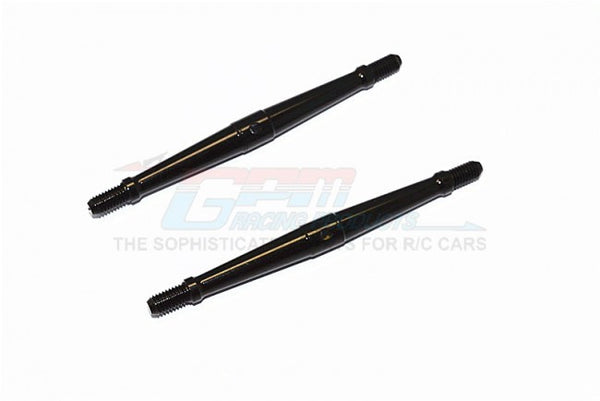 Aluminum 5mm Clockwise And Anticlockwise Turnbuckles (Total Length 87mm - Both Side Thread 10mm) - 1Pr Black