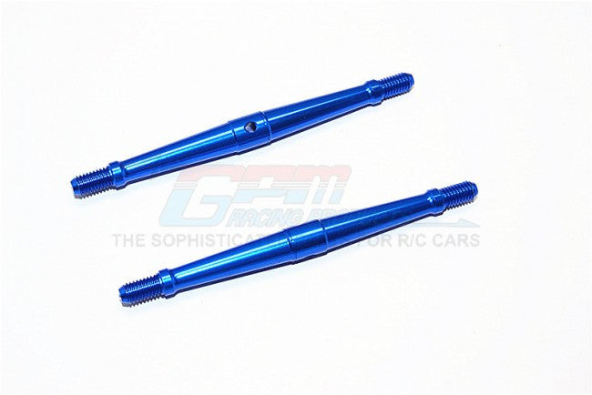 Aluminum 5mm Clockwise And Anticlockwise Turnbuckles (Total Length 87mm - Both Side Thread 10mm) - 1Pr Blue
