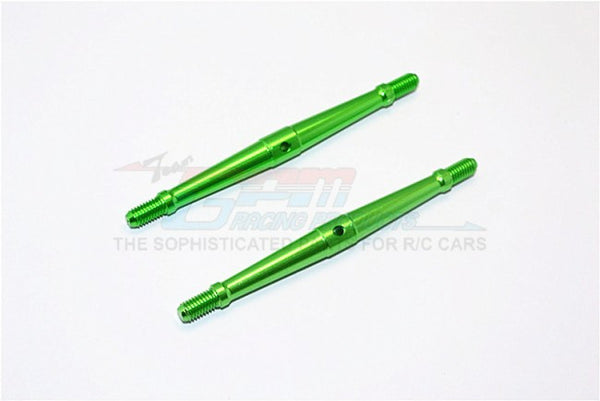 Aluminum 5mm Clockwise And Anticlockwise Turnbuckles (Total Length 87mm - Both Side Thread 10mm) - 1Pr Green