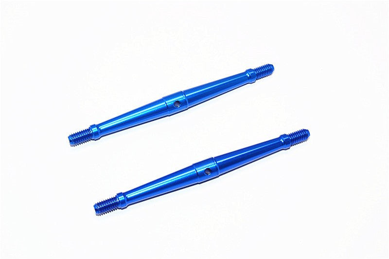 Aluminum 5mm Clockwise And Anticlockwise Turnbuckles (Total Length 90mm - Both Side Thread 9.5mm) - 1Pr Blue