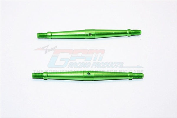 Aluminum 5mm Clockwise And Anticlockwise Turnbuckles (Total Length 90mm - Both Side Thread 9.5mm) - 1Pr Green