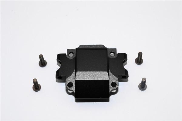 Tamiya TA01 / TA02 / M1025 HUMMER Aluminum Front Gear Box (Bottom) Part - 1Pc Set Black